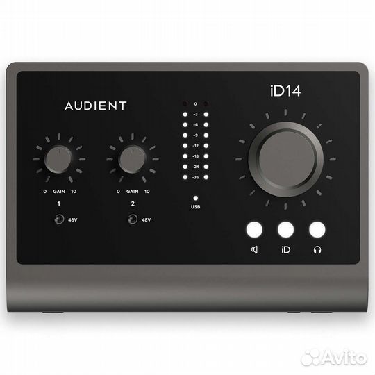 Новая звуковая карта Audient iD14 mkii