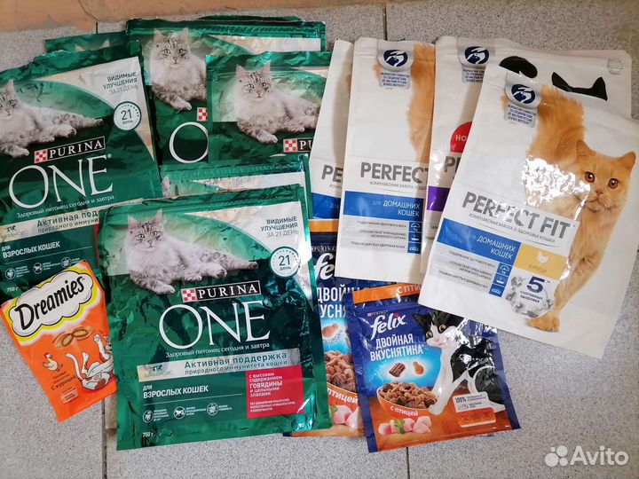 Zip-пакеты (упаковка) от кошачьего корма