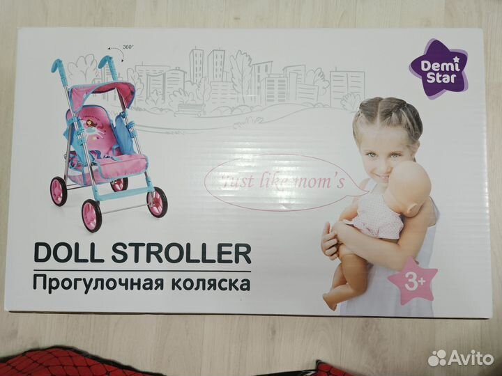 Коляска для куклы Demi Star в упаковке
