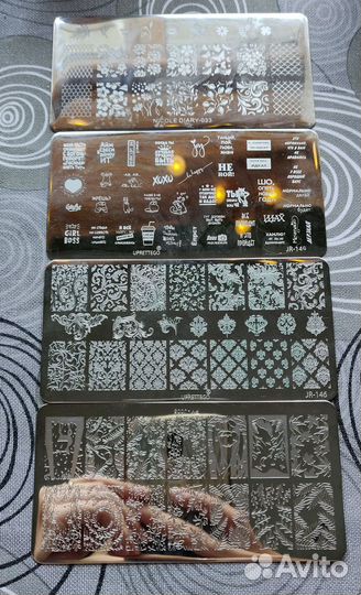 Трафареты для дизайна ногтей