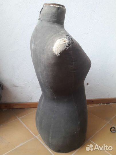 Винтажный портновский манекен 1940-50 годы