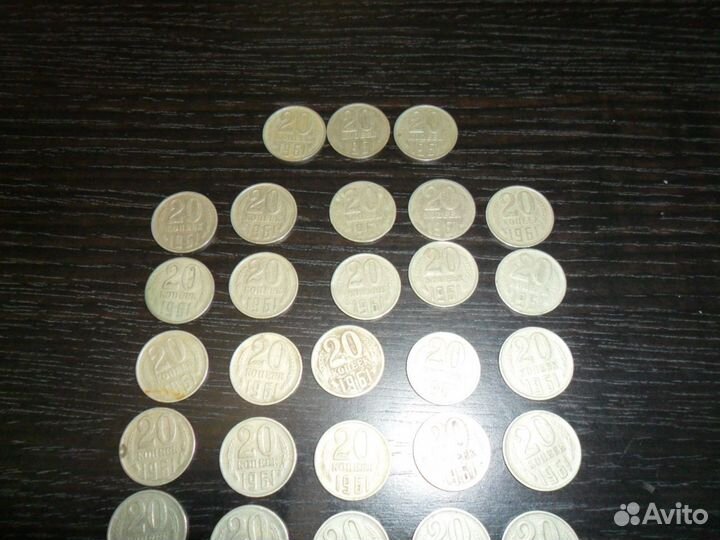 Монеты СССР 3,5,10,15,20,50 копеек