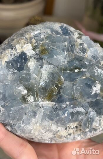 Целестин крупная друза 1296гр