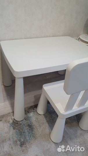 Детский стол и стул IKEA