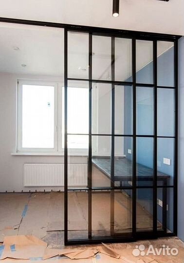 Раздвижные перегородки каскадные