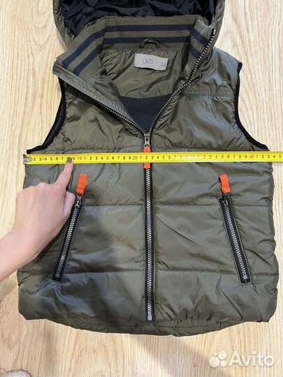 Детский Утепленный жилет на мальчика 140см, OVS