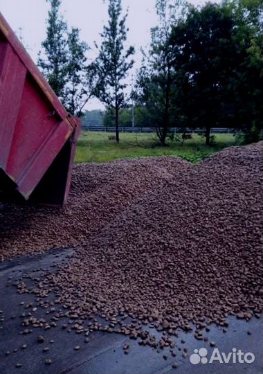Щебень гравийный с доставкой
