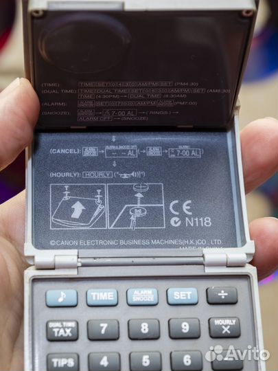 Canon CC-50 Alarm Clock Electronic Calculator