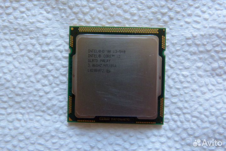 Процессор lga 1156 i3-540
