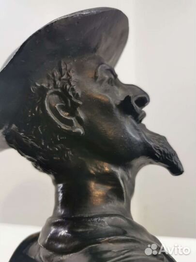 Бюст Дон-Кихот. Редкость. Касли 1979 год