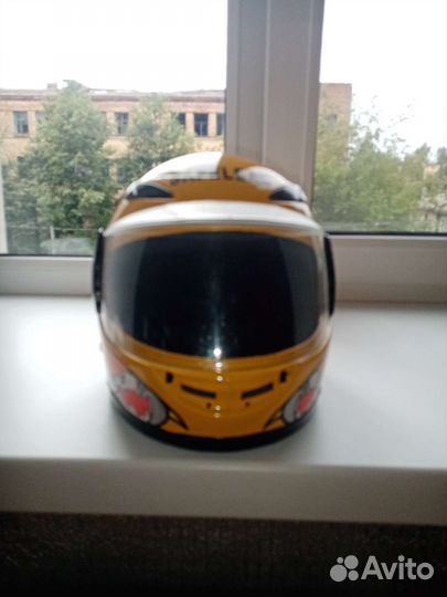 Детский мото шлем