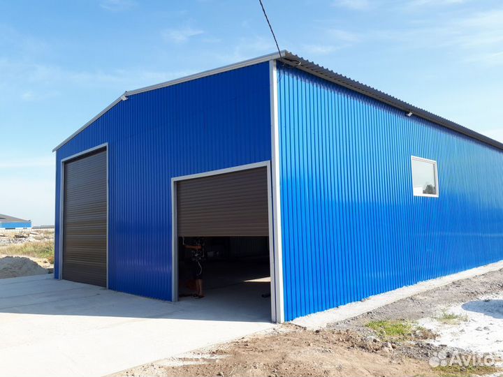 Ангары из сендвич панели