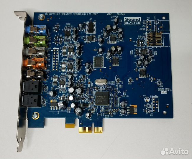 Звуковая карта Creative X-Fi и xonar d 1