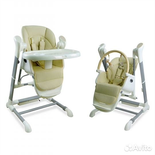 Стул для кормления-электрокачели-шезлонг Nuovita