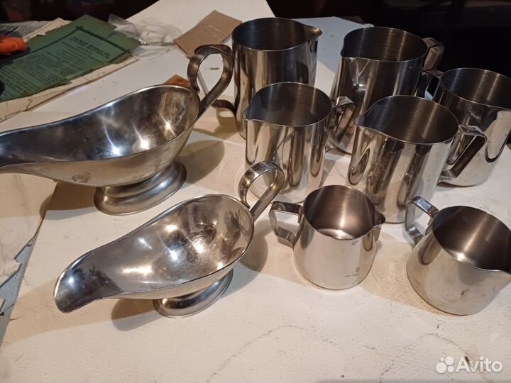 Молочник соусник нержавейка одним лотом