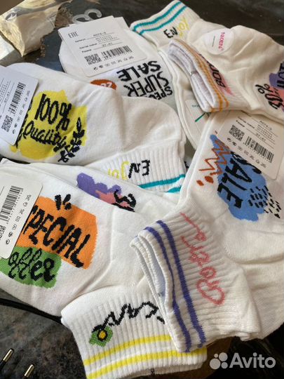 Носки с принтом женские 37-41