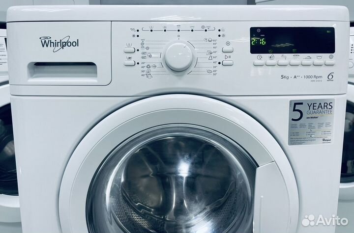 Whirlpool. 5кг. 1000об. Гарантия. Доставка