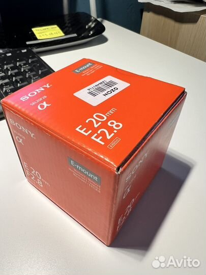 Объектив Sony fe 20 mm f 2.8 (sel20f28)