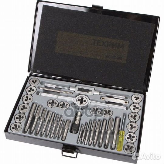 Набор метчиков и плашек М3 - 12, 40 предметов