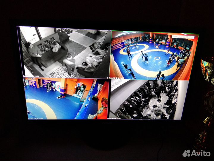 Видеонаблюдение, домофон в подъезд и ч.дом, скуд