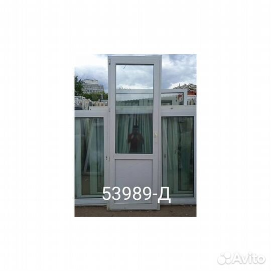 Двери пластиковые Б/У 2230(В) Х 770(Ш) балконные