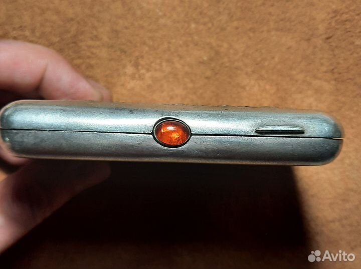 Портсигар мельхиоровый 