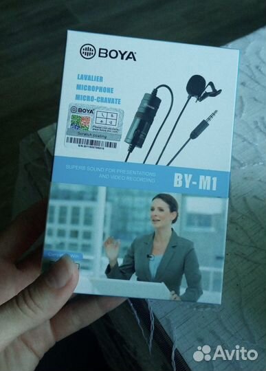 Петличный микрофон Boya BY-M1 новый