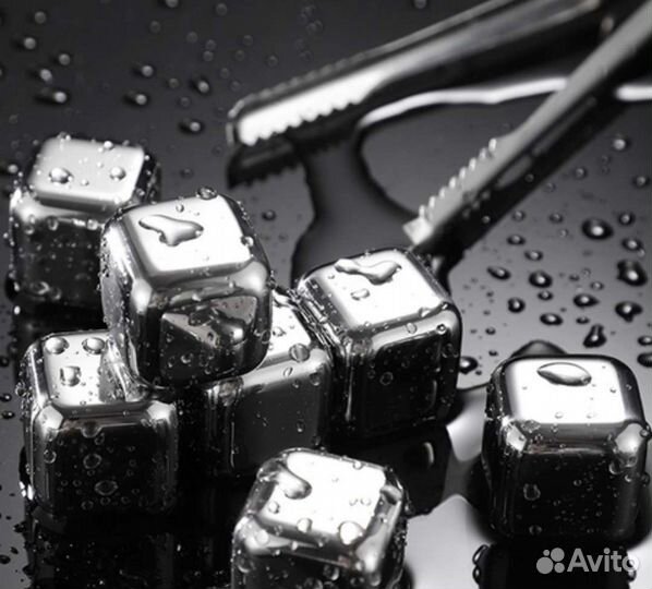 Металлические кубики для охлаждения напитков