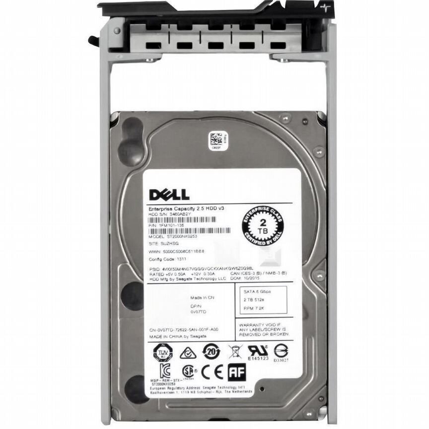 [PCH77] Жесткий Диск Dell 2tb 7200 Sata3 3.5" Hdd Pch77