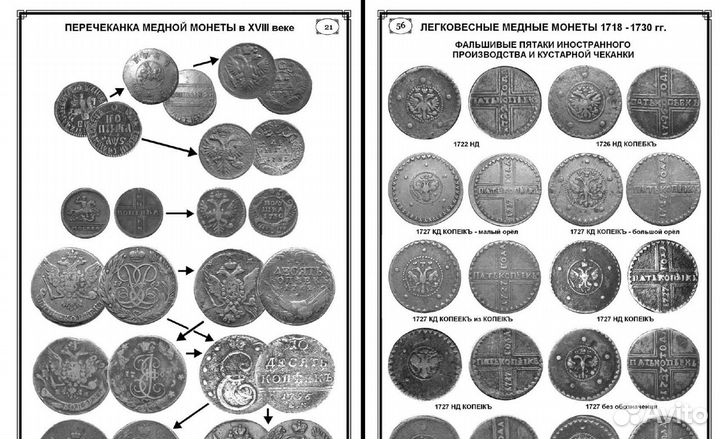 Каталоги царских монет
