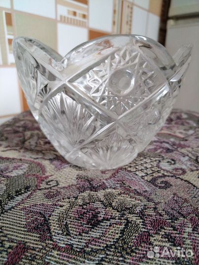 Салатник хрустальный