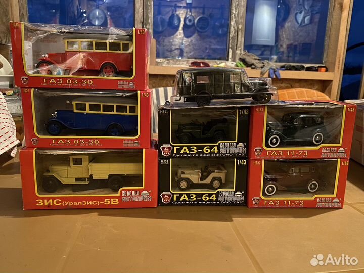 Масштабные модели 1:43