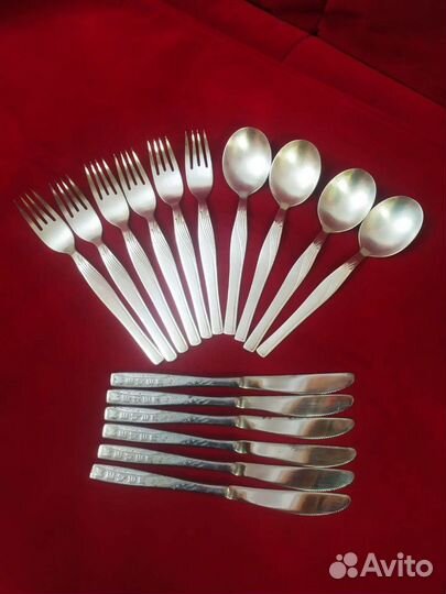 Мельхиоровые вилки, ложки, ножи из нержавейки