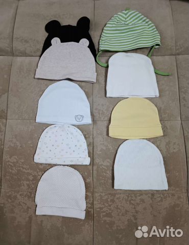 Летняя шапочка пинетки носочки для новорождённого