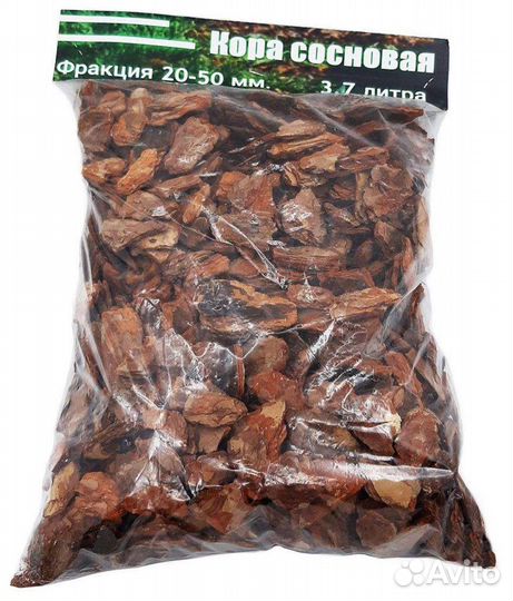Кора сосновая мульча субстрат для орхидей