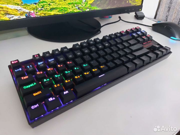 Игровая механическая клавиатура redragon kumara