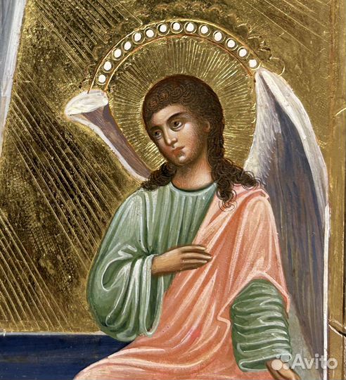 Икона Воскресение Христово Золото