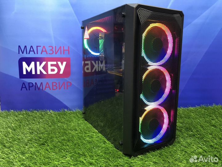 Игровой пк на i3 12100 16Gb RAM с RTX2060S 8Gb SSD