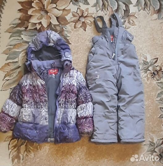 Костюм зимний для девочки 100 см