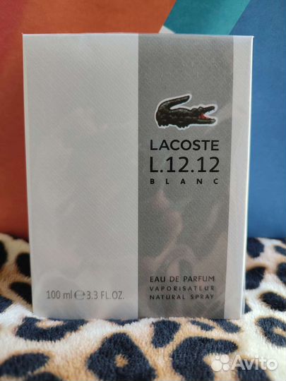 Мужская парфюмерная вода Lacoste L.12.12 Blanc