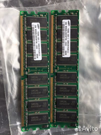 Оперативная память ddr2 и ddr1 Samaung