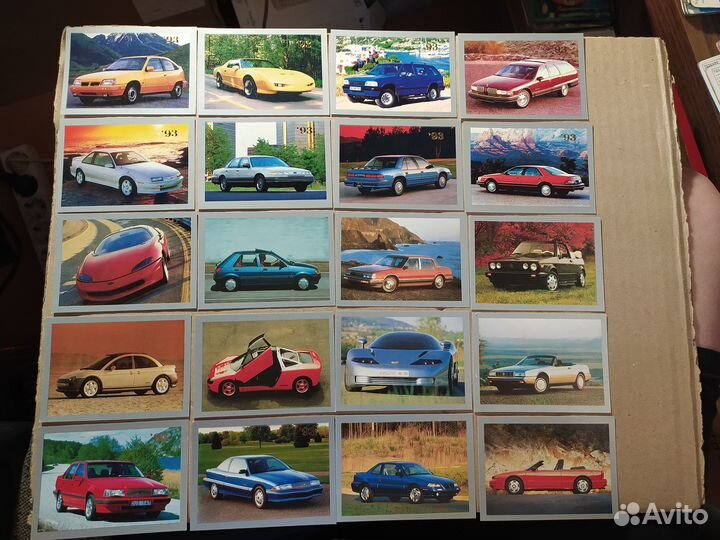 Календарики СССР серии автомобили