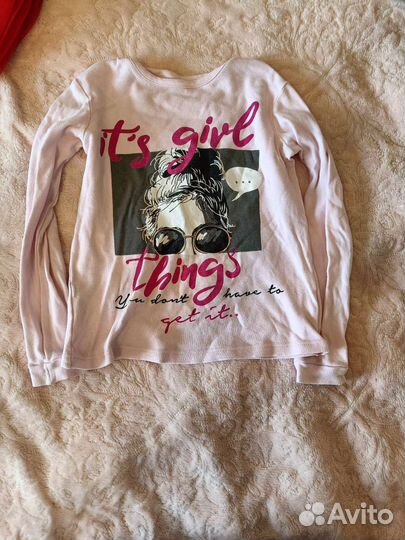 Вещи пакетом на девочку 134 140