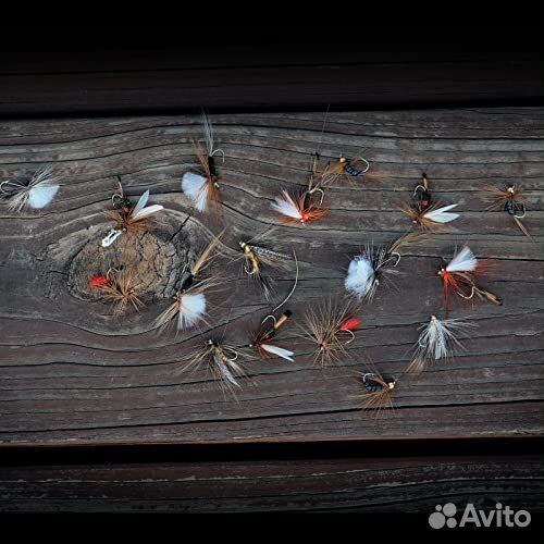 Сухая мушка Goture. Набор 30 шт 6 видов без сумки