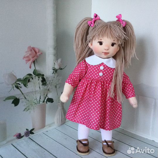 Новая игровая вальдорфская кукла. Два наряда