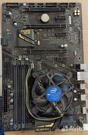 Мат. плата Gigabyte GA-Z270P-D3 soc1151 + i3 7100