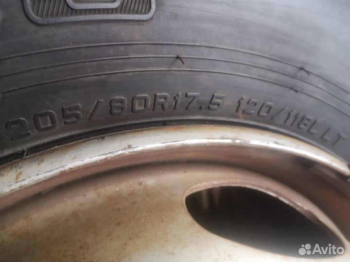 Комплект Dunlop LT03 205/80/17.5 LT