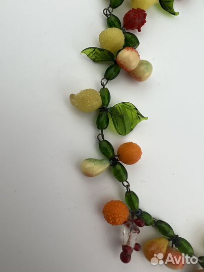 Антикварное колье Италия книжный экземпляр винтаж