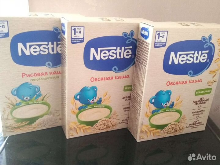 Детские каши безмолочные