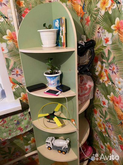 Подставка для цветов напольная деревянная